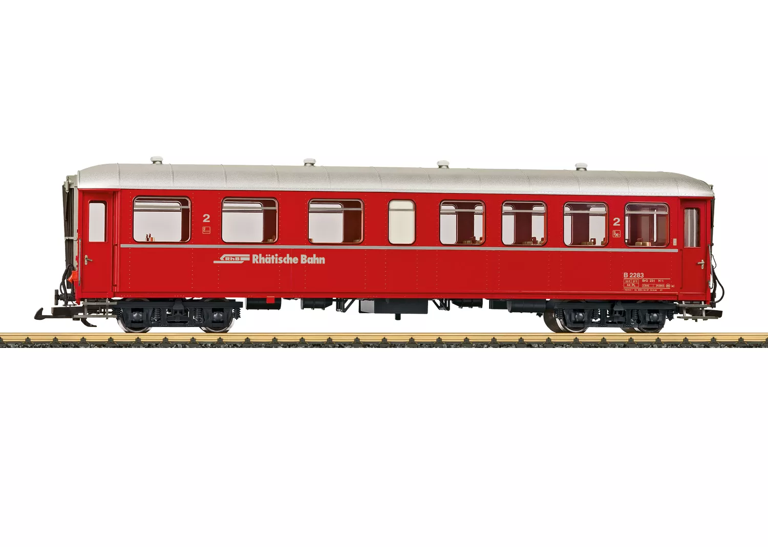 LGB 31526 IIm RhB voiture mixte  1 et 2 cl. avec éclérage intérieur