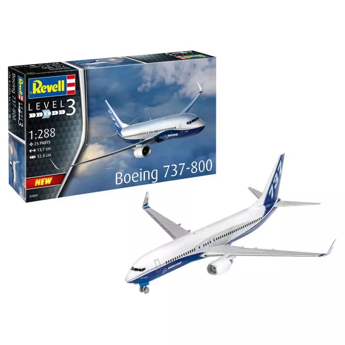 Revell 3809 1:288 Boeing 737-800 usine