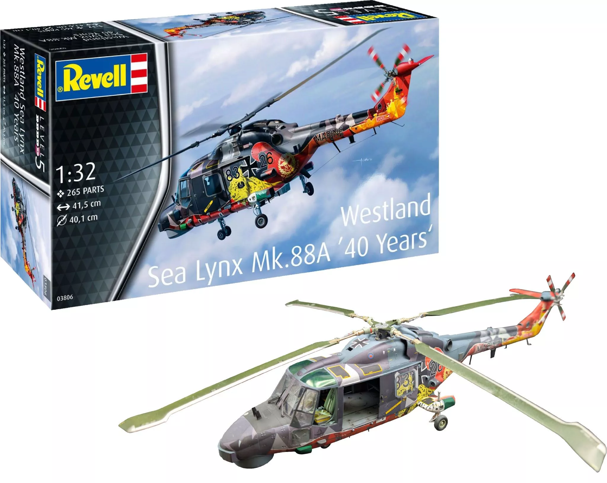 Revell 3806 1:32 Sea Lynx Mk.88 A 40 ans