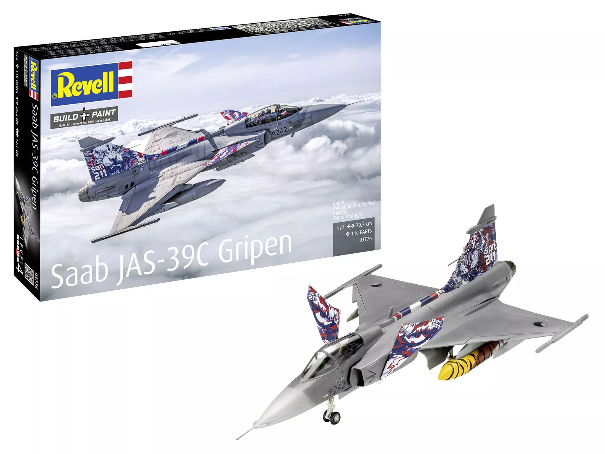 Revell 3776 1:72 Saab Jas-39C gripen