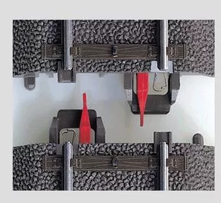 Märklin 74030 HO isolation du conducteur central voie C ou Trix HO (8 x)